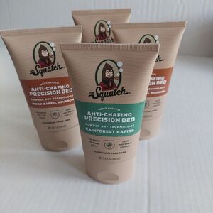 4 New Unopened Dr SQUATCH Anti Chaffing Presecion Deo